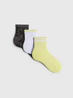 Active-Crew-Socken in Viertellänge, 3er-Pack