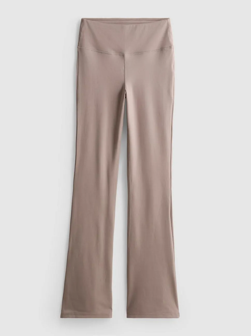 Active-Leggings mit hohem Bund und ausgestelltem Bein