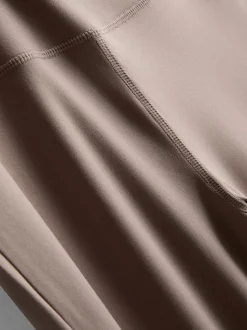 Active-Leggings mit hohem Bund und ausgestelltem Bein
