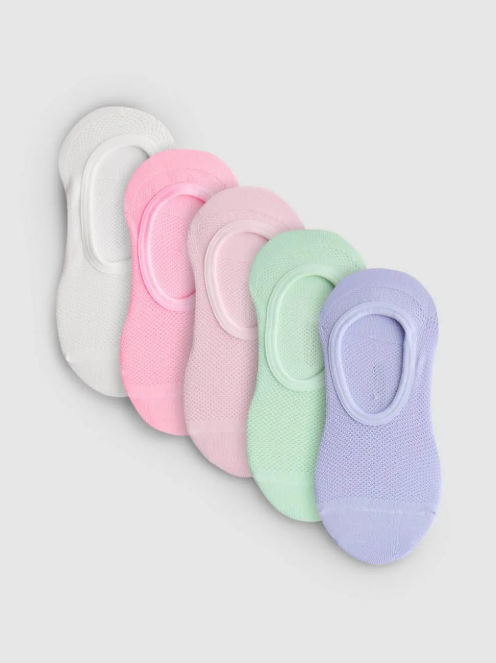 Activewear-Füßlinge, 5er-Pack