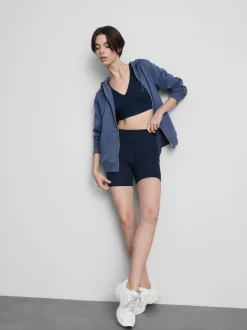 Activewear-Yogashorts mit mittlerer Leibhöhe