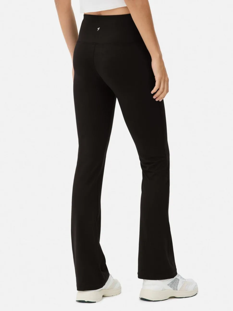 Active-Yoga-Leggings mit hohem Bund