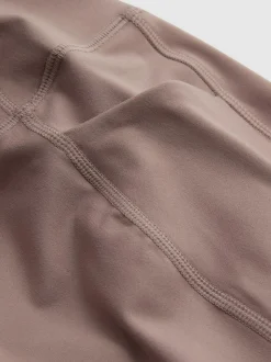 Active-Yogashorts mit hohem Bund