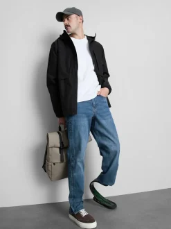 Adaptive Jeans mit geradem Bein und mittlerer Leibhöhe