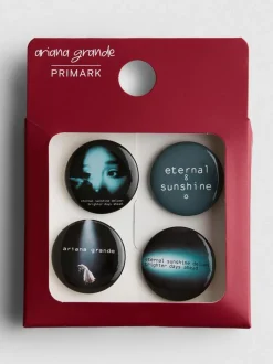 „Ariana Grande Eternal Sunshine“ Anstecker, 4er-Pack