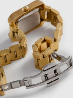 Armbanduhr mit Gliederarmband