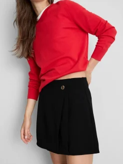 Asymmetrischer eleganter Minirock