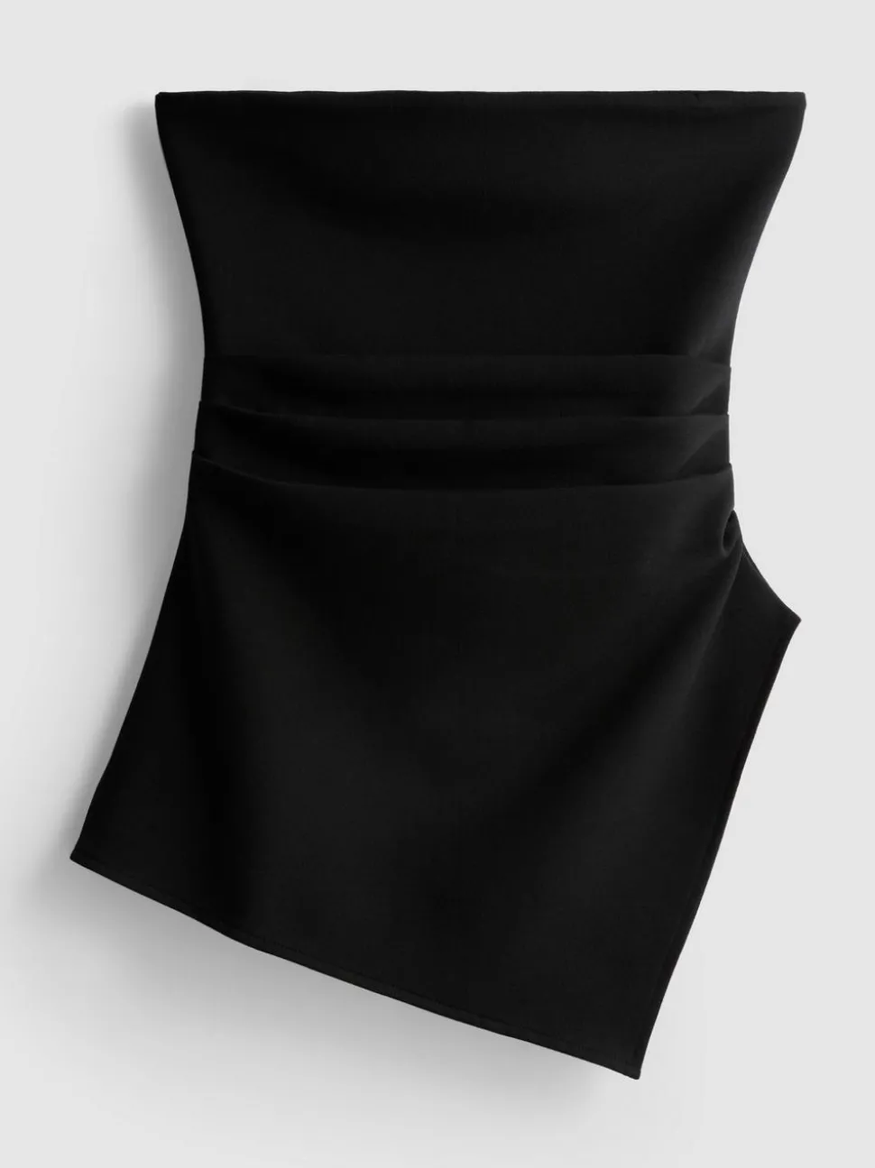 Asymmetrisches Bandeau-Top mit hohem Baumwollanteil