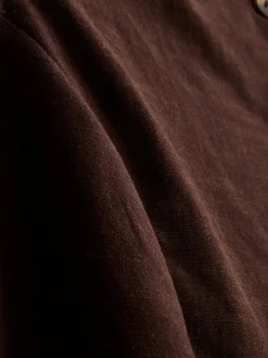 Asymmetrische Weste aus Baumwollmischung