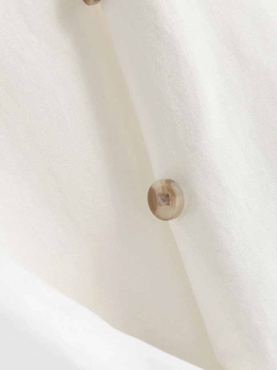 Asymmetrische Weste aus Baumwollmischung