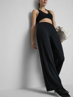 Athleisure-Hose mit weitem Bein