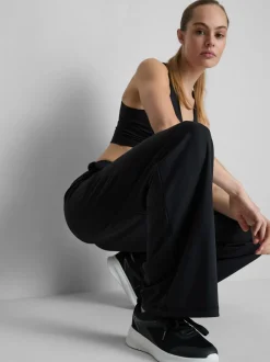Athleisure-Hose mit weitem Bein