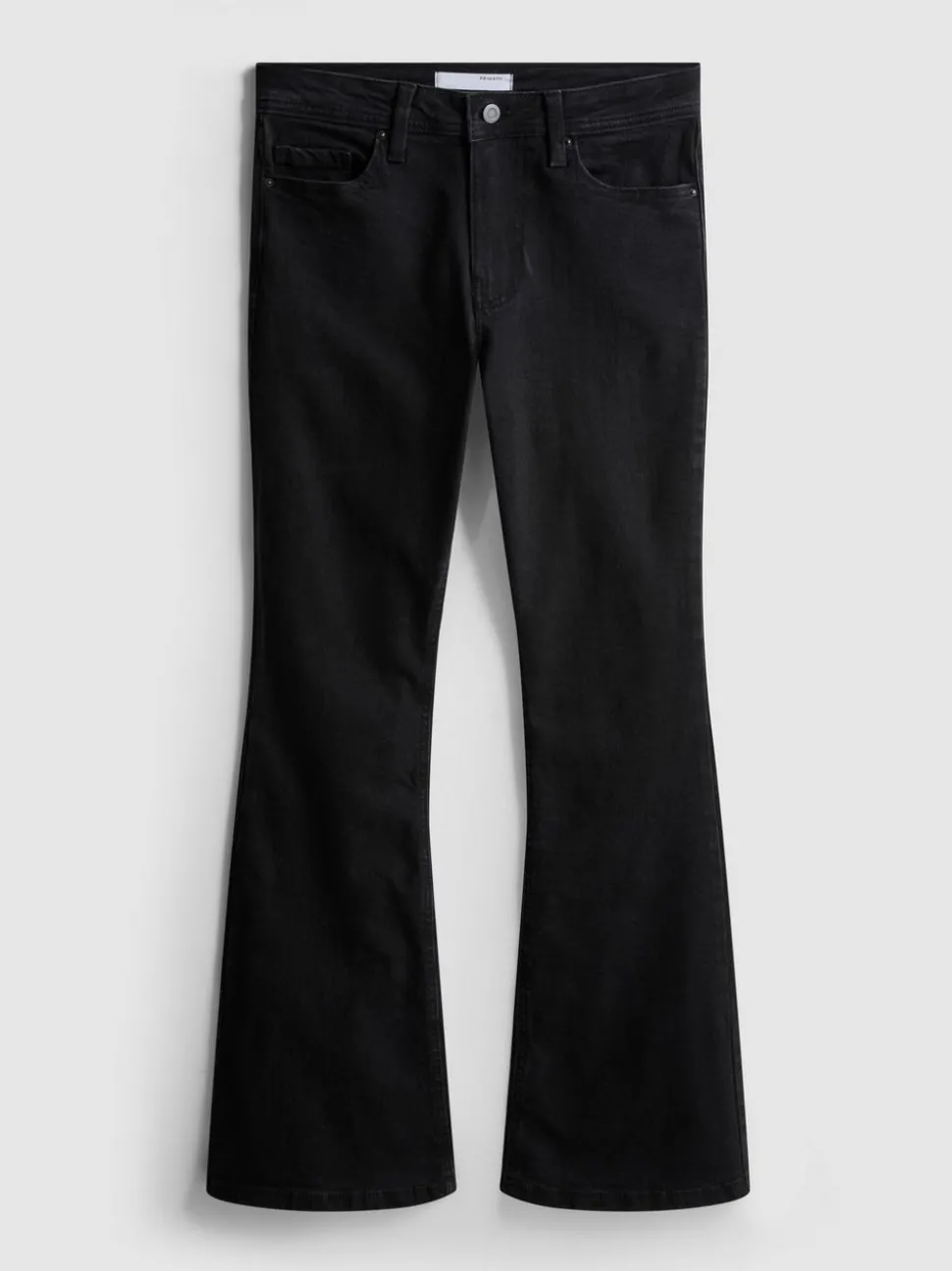Ausgestellte Jeans aus Baumwoll-Denim mit mittlerer Leibhöhe