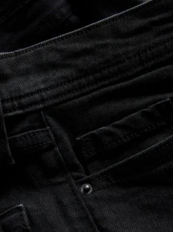 Ausgestellte Jeans aus Baumwoll-Denim mit mittlerer Leibhöhe