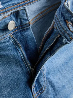 Ausgestellte Jeans aus Baumwoll-Denim mit mittlerer Leibhöhe