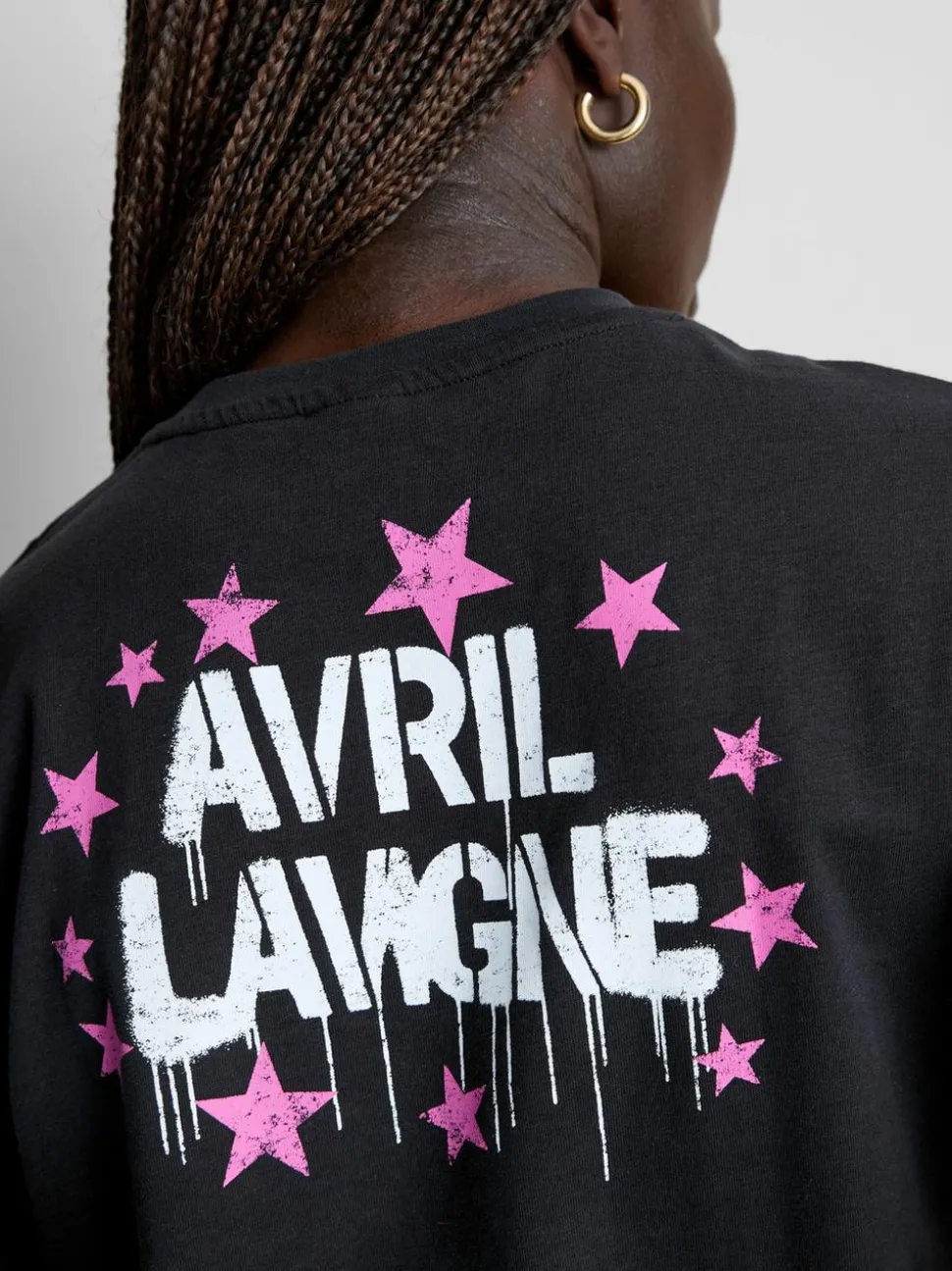 „Avril Lavigne“ Baumwoll-T-Shirt mit Grafik