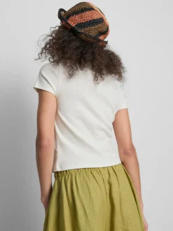Baby Tee aus Baumwolle mit Grafik