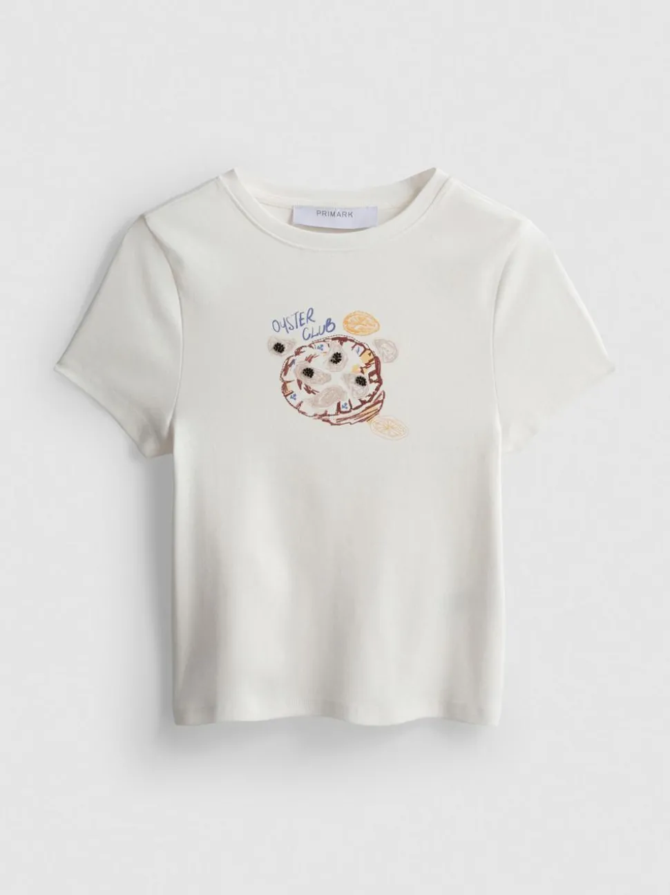 Baby Tee aus Baumwolle mit Grafik
