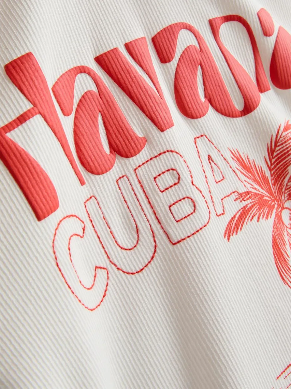Baby-Tee mit Havanna-Grafik und hohem Baumwollanteil