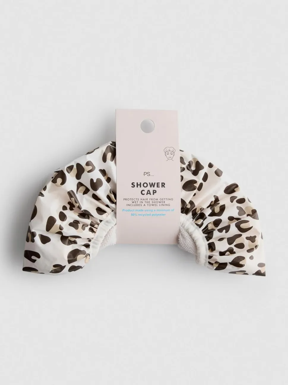 Badehaube mit Leopardenprint
