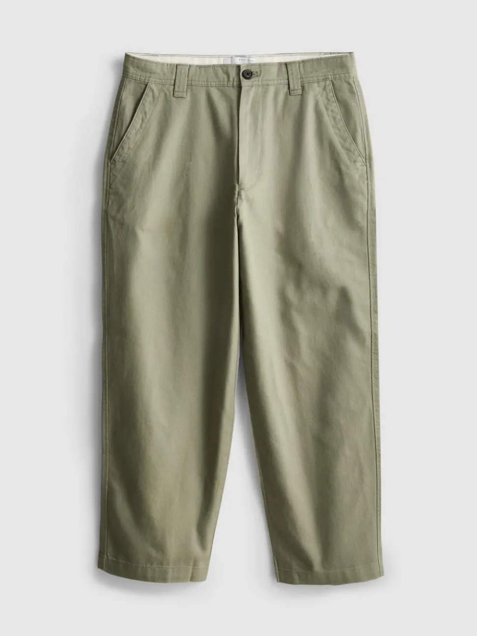 Baggy-Chinohose mit mittlerer Leibhöhe