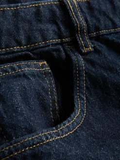 Baggy-Jeans mit mittlerer Leibhöhe