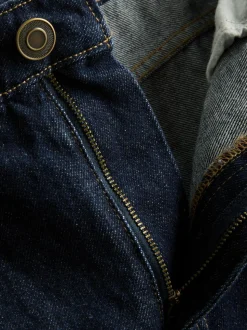 Baggy-Jeans mit mittlerer Leibhöhe