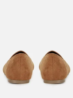Ballerinas in Wildleder-Optik