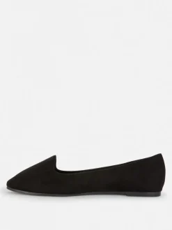 Ballerinas in Wildleder-Optik