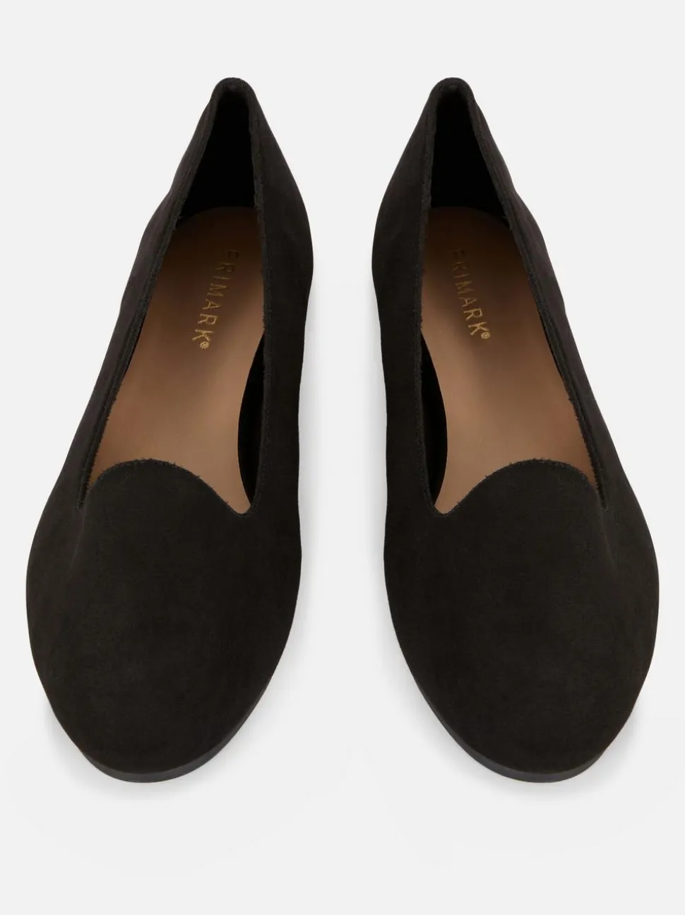 Ballerinas in Wildleder-Optik