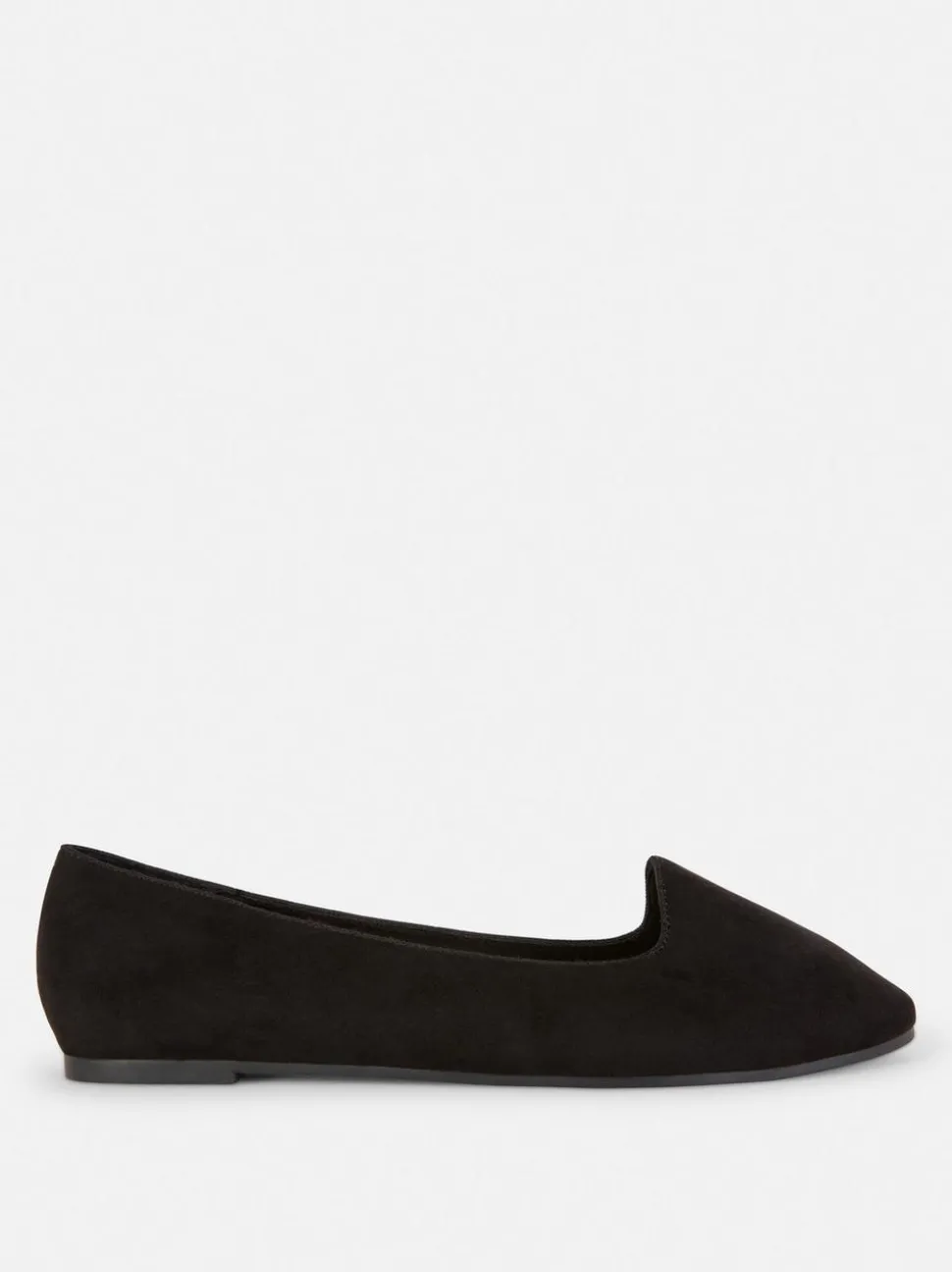 Ballerinas in Wildleder-Optik
