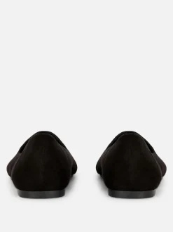 Ballerinas in Wildleder-Optik