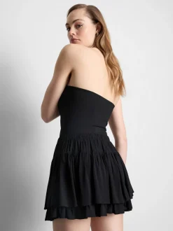 Bandeau-Top mit hohem Baumwollanteil