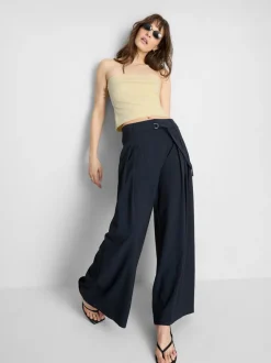 Bandeau-Top mit hohem Baumwollanteil