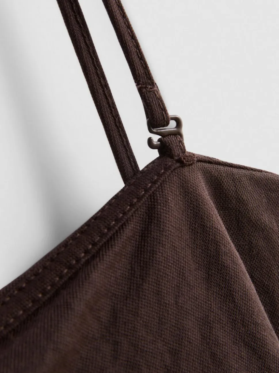 Bandeau-Top mit Zipfelsaum