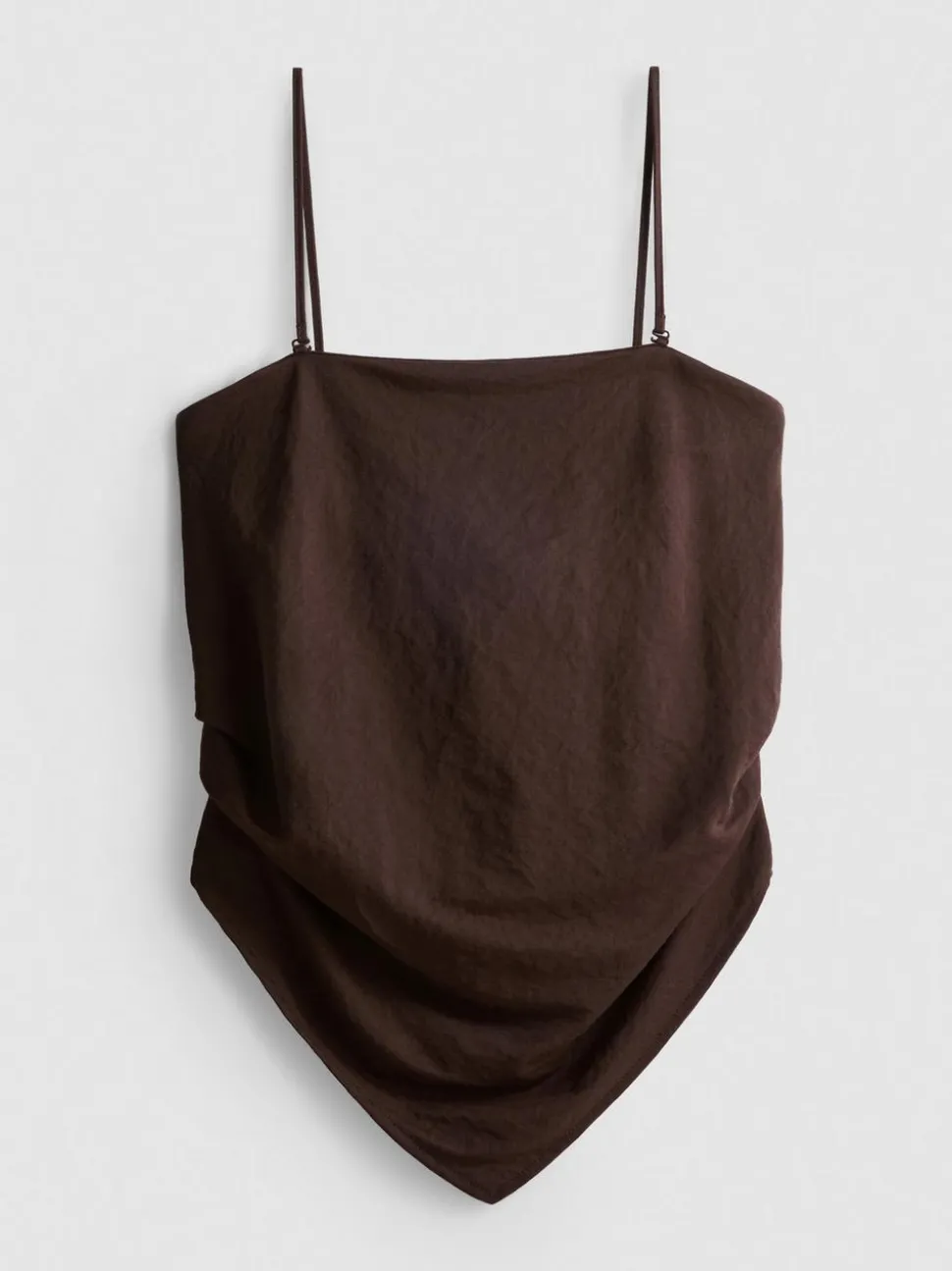 Bandeau-Top mit Zipfelsaum