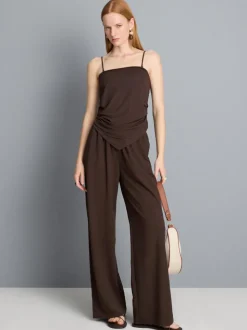 Bandeau-Top mit Zipfelsaum