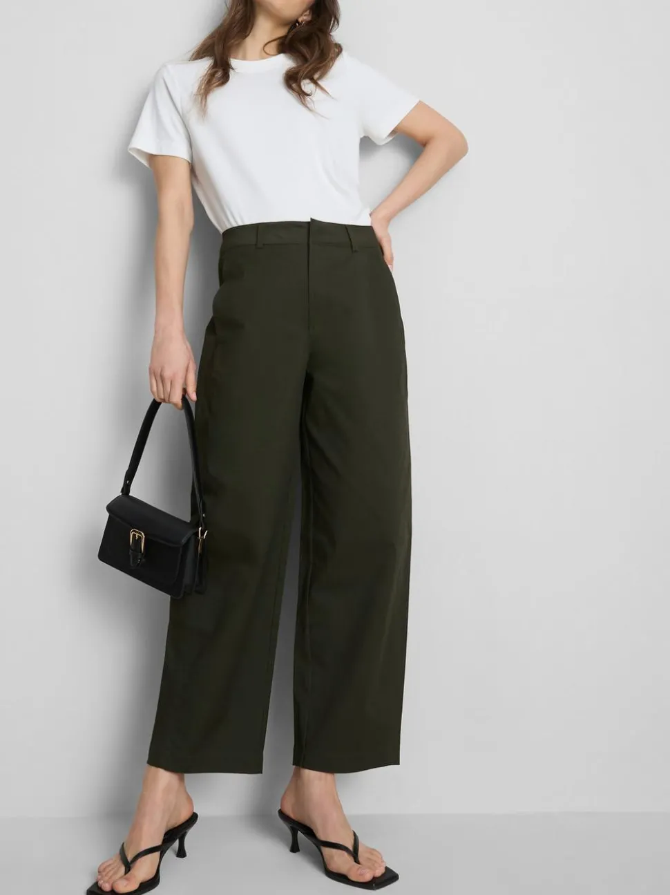 Barrel-Hose im Utility-Stil mit hohem Baumwollanteil