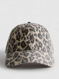 Basecap mit Leopardenmuster