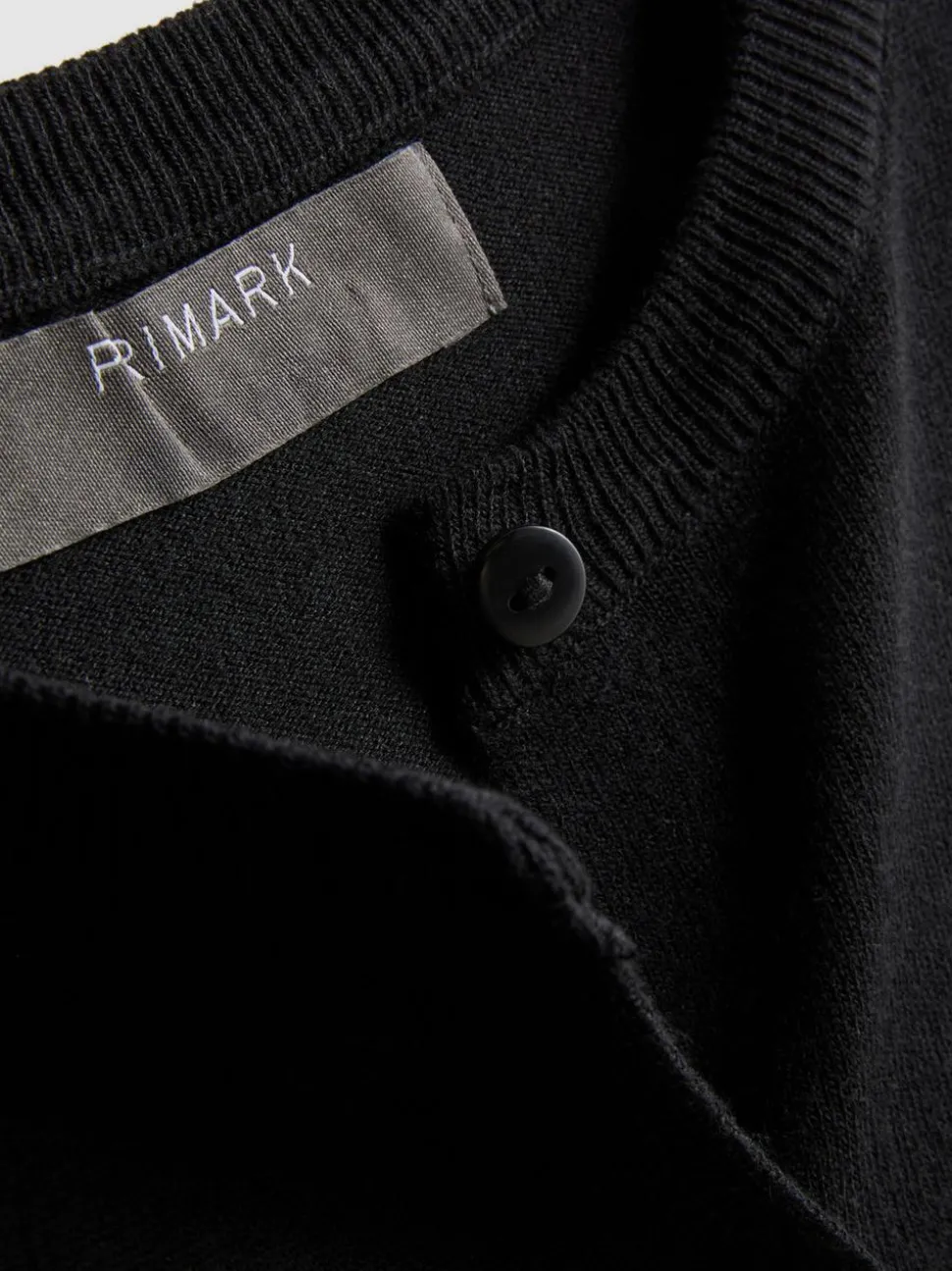 Basic-Cardigan mit Rundhalsausschnitt