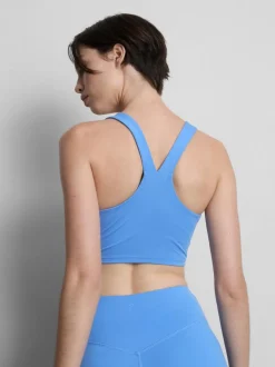 Bauchfreies Active-Top mit V-Ausschnitt und Racerback