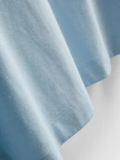 Baumwoll-T-Shirt mit geradem Schnitt