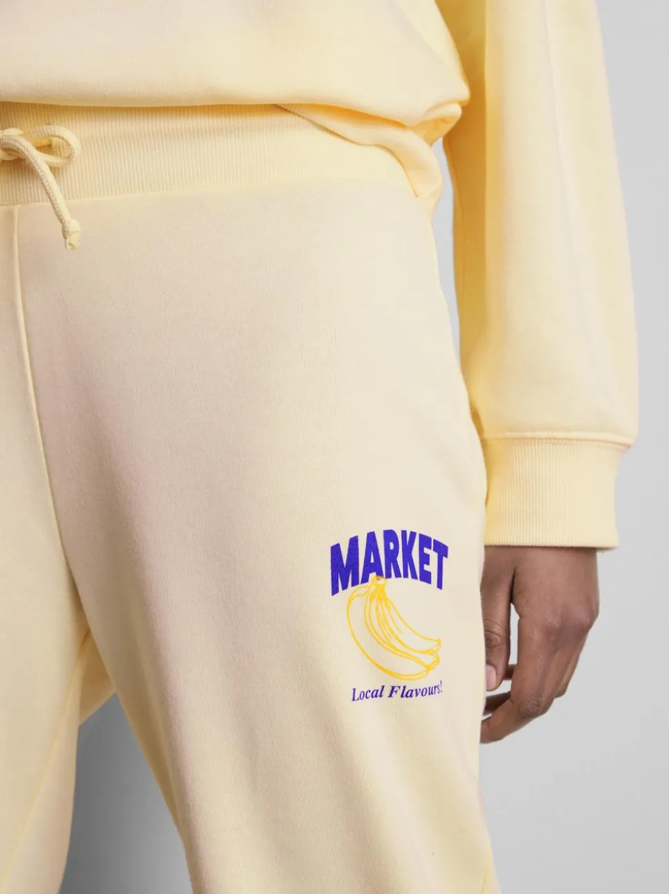 Bedruckte Skinny-Jogginghose aus Baumwollmischung