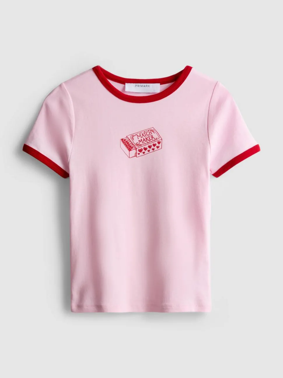 Bedrucktes Ringer-Baby-T-Shirt aus Baumwolle
