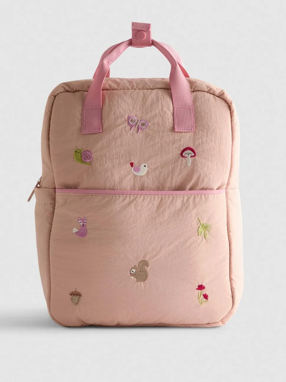 Bestickter, gepolsterter Rucksack