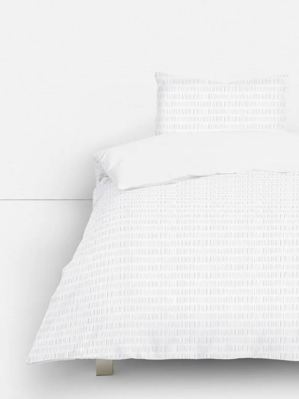 Bettwäscheset aus Seersucker, Einzelbett
