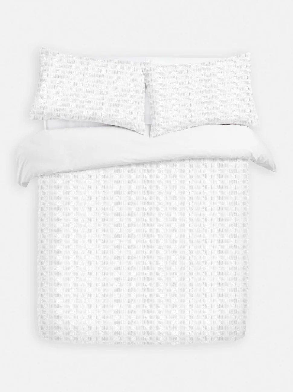 Bettwäscheset aus Seersucker, Super-Kingsize