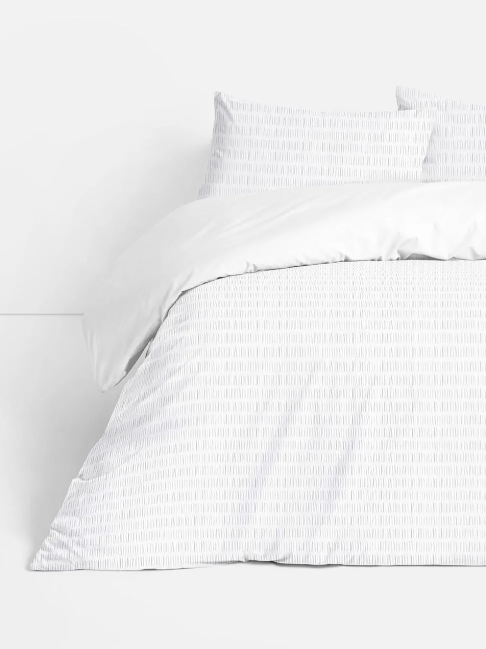 Bettwäscheset aus Seersucker, Doppelbett
