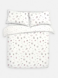 Bettwäscheset mit Katzenmotiv, Doppelbett