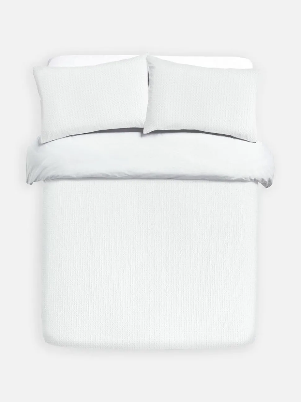 Bettwäscheset mit Waffelstruktur, Kingsize